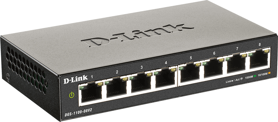 D-Link DGS-1100-08V2 switch Gestionado Gigabit Eth