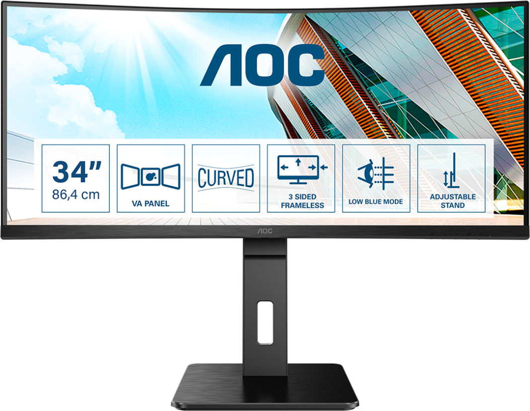AOC AOC P2 CU34P2A LED display 86,4 cm (34"") 3440 x 1