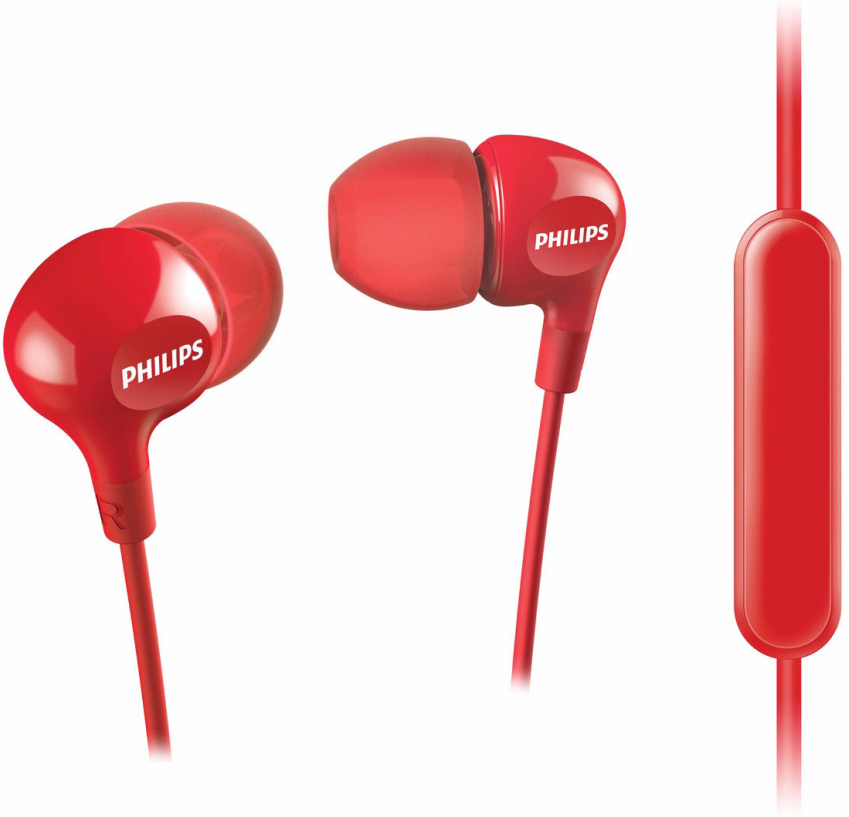 Philips Philips SHE3555RD Auriculares Dentro de oído Rojo