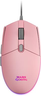 Marsgaming Gaming Rosa rgb flow 3200 dpi antideslizante por cable usb mmgp mano derecha tipo 4200 3200dpi pink optical mouse