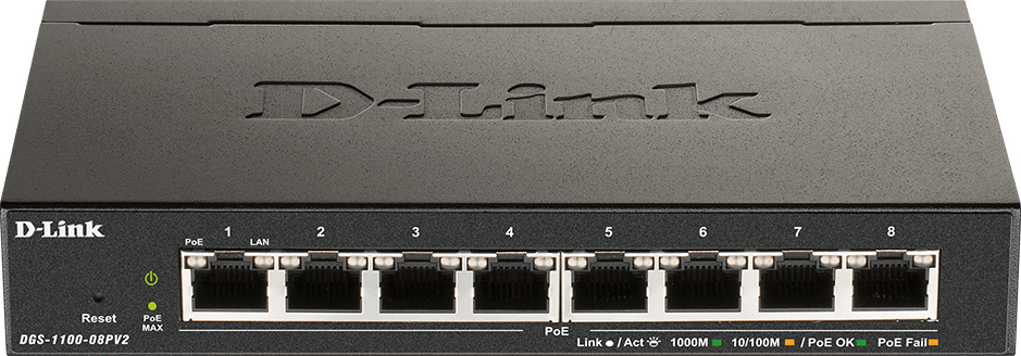 D-Link D-Link DGS-1100-08PV2 switch Gestionado L2/L3 Giga