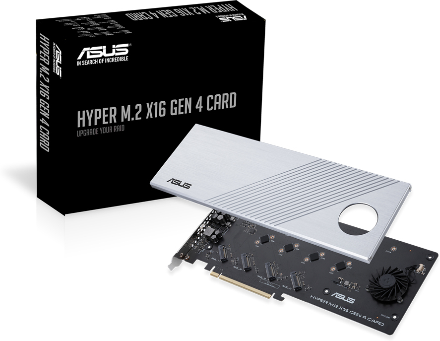 Asus ASUS Hyper M.2 x16 Gen 4 tarjeta y adaptador de in