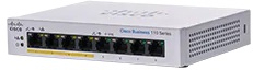 Cisco Cisco CBS110-8PP-D No administrado L2 Gigabit Ethe