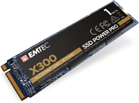 Emtec Emtec X300 M.2 1000 GB PCI Express 3.0 3D NAND NVM