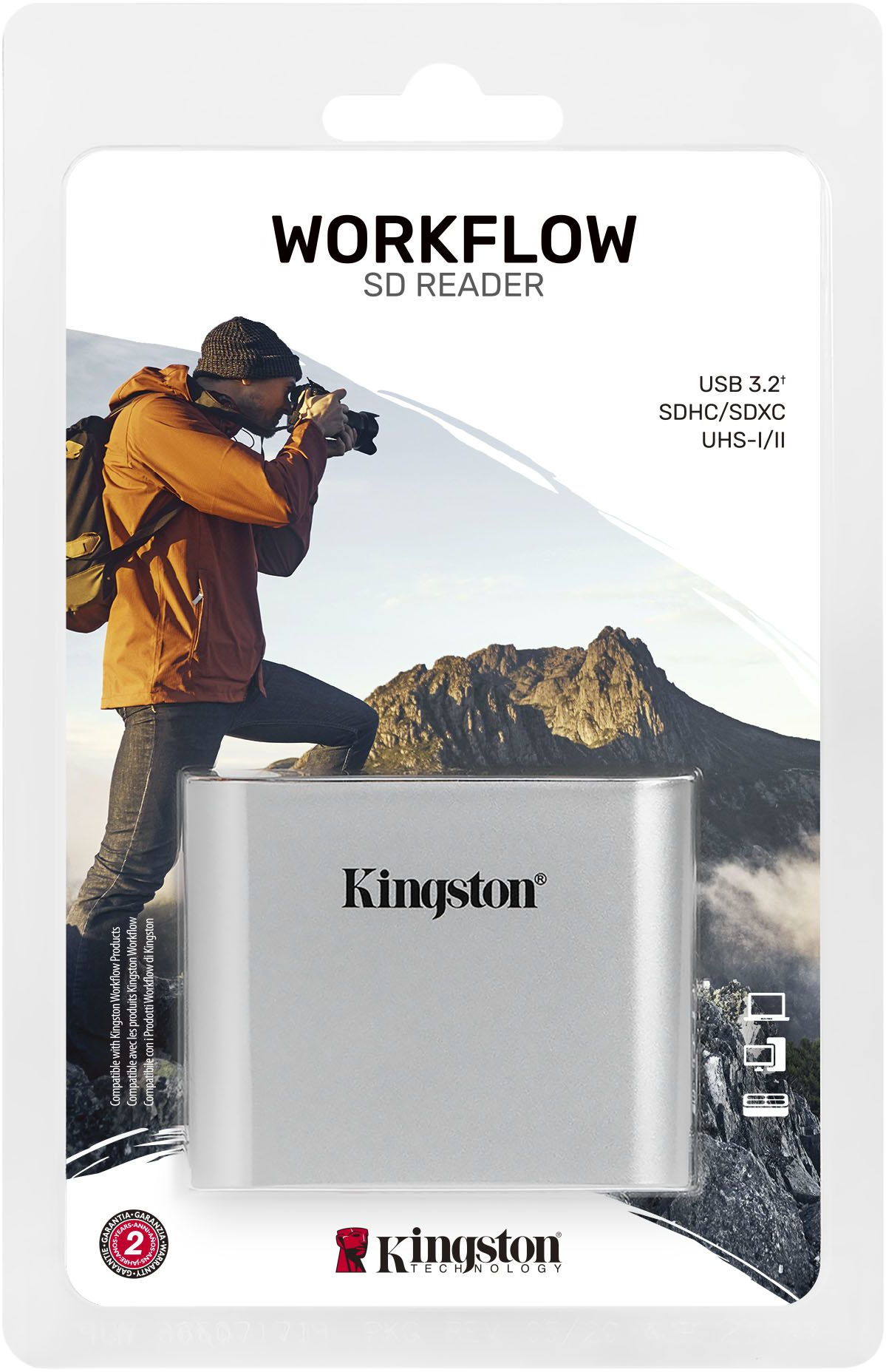 Kingston Kingston Technology Workflow SD Reader lector de t