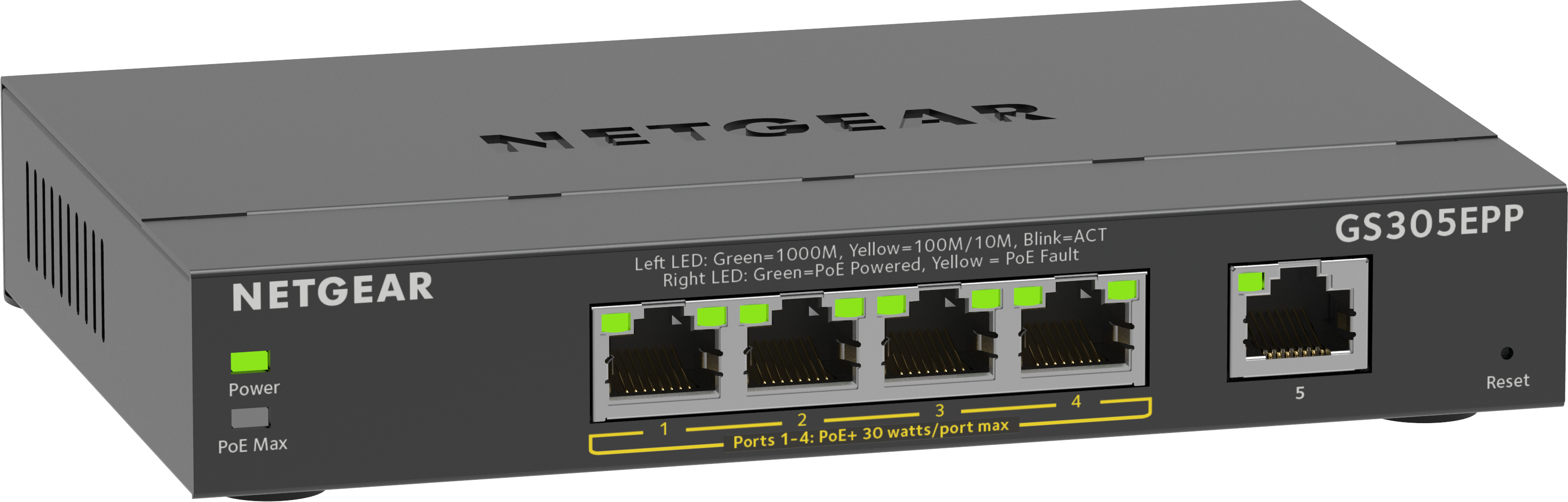 Netgear Netgear GS305EPP Gestionado L2/L3 Gigabit Ethernet