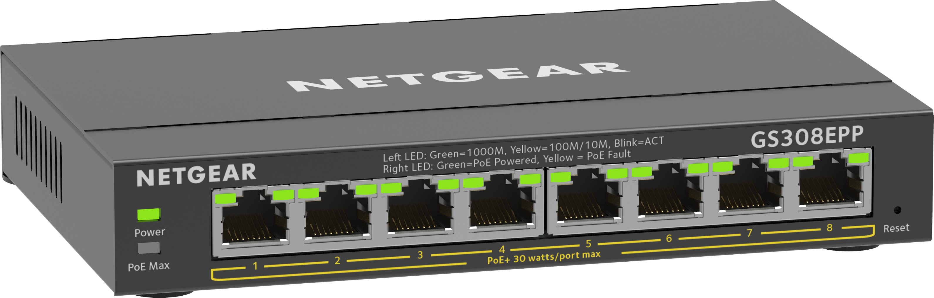 Netgear Netgear GS308EPP Gestionado L2/L3 Gigabit Ethernet