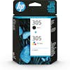 HP HP Paquete de 2 cartuchos de tinta original 305 tr