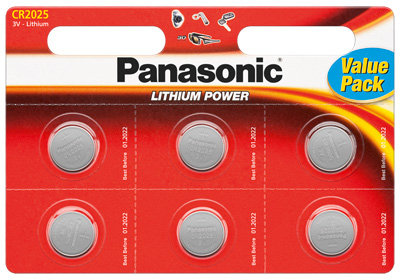 Tecxus CR2025 P 6-BL Panasonic