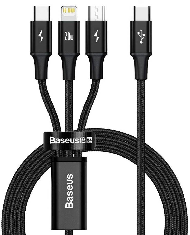 Baseus Baseus Rapid 3-in-1 cable USB 1,5 m USB A USB C.Mi