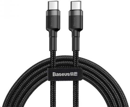 Baseus Baseus Cafule cable USB 2 m USB C Negro, Gris