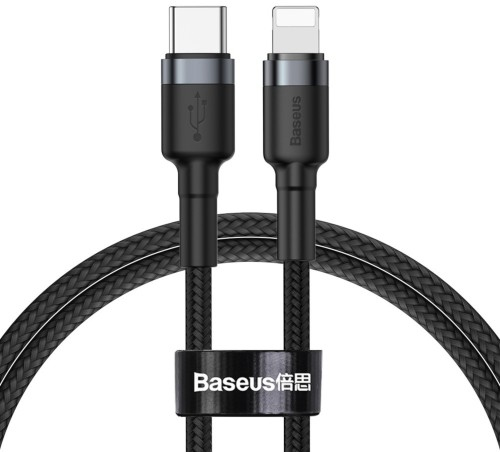 Baseus Baseus Cafule 1 m Negro, Gris