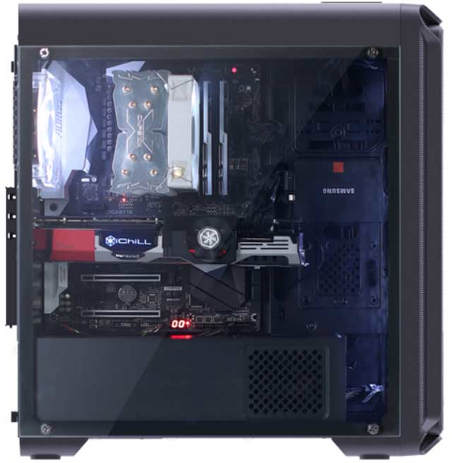Zalman Zalman i3 Edge Midi-Tower - schwarz - Midi/Minitow