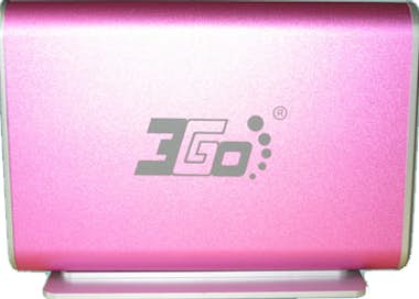 3GO 3GO HDD35P caja para disco duro externo Rosa 3.5"