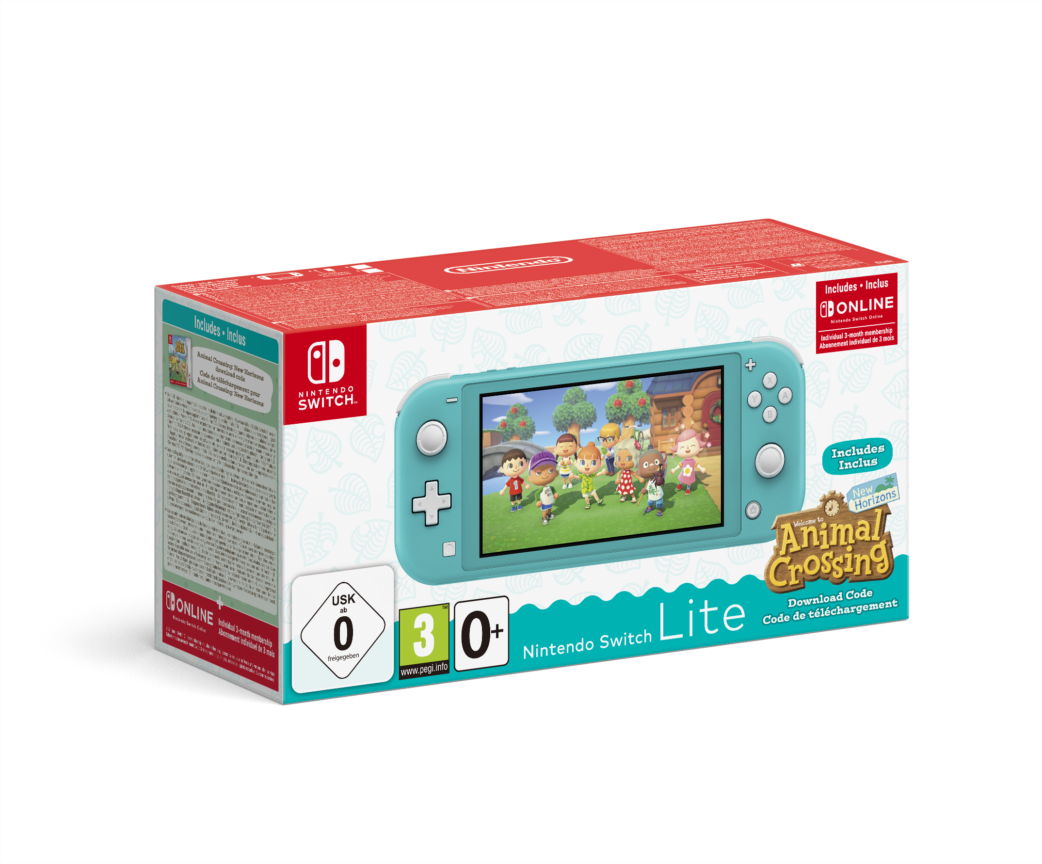 Nintendo Switch Lite (Turquoise) Animal Crossing: