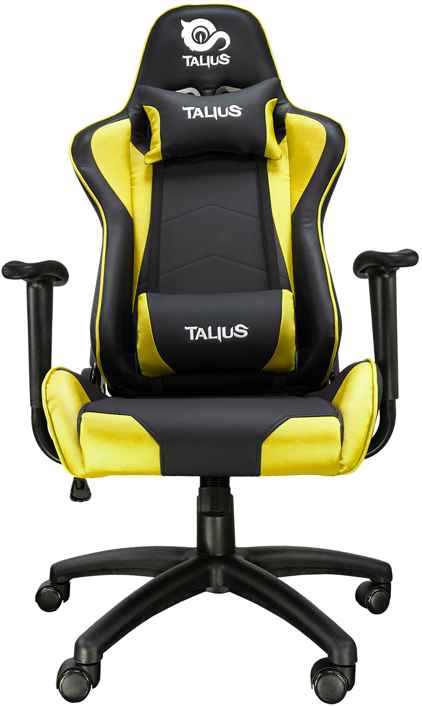 Talius TALIUS Silla Gecko gaming negra/amarilla, brazos f