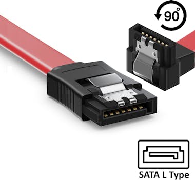 Ewent Ewent EC1514 cable de SATA 0,5 m SATA 7-pin Negro,