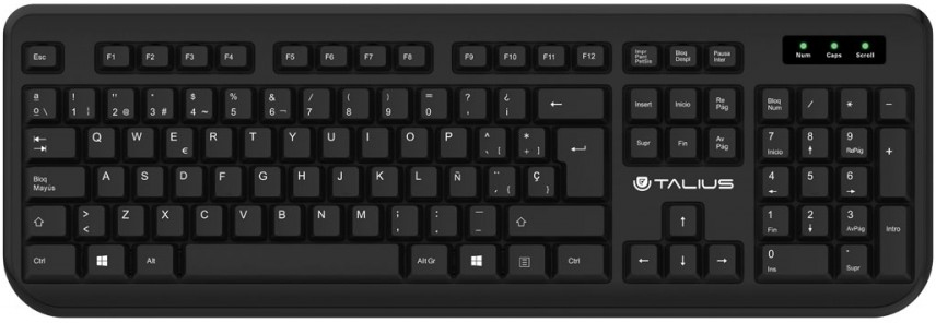 Talius TALIUS KB502 teclado USB QWERTY Español Negro