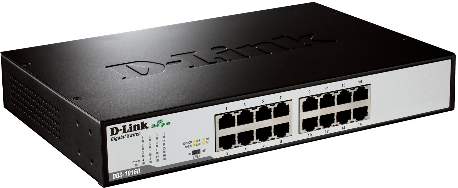 D-Link D-Link DGS-1016D/E switch No administrado Negro, M