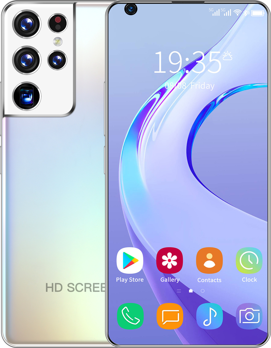 UKCC Smartphone S21+ ultra 7.1 pulgadas 128GB ROM 6GB R