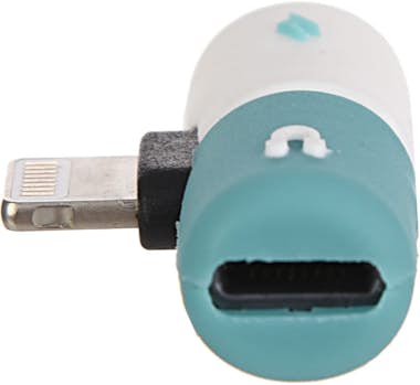 La Casa de las Carcasas Adaptador Lightning USB - Auriculares Verde