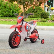 HOMCOM Moto Eléctrica para Niños de +3 Años 12V Moto de J