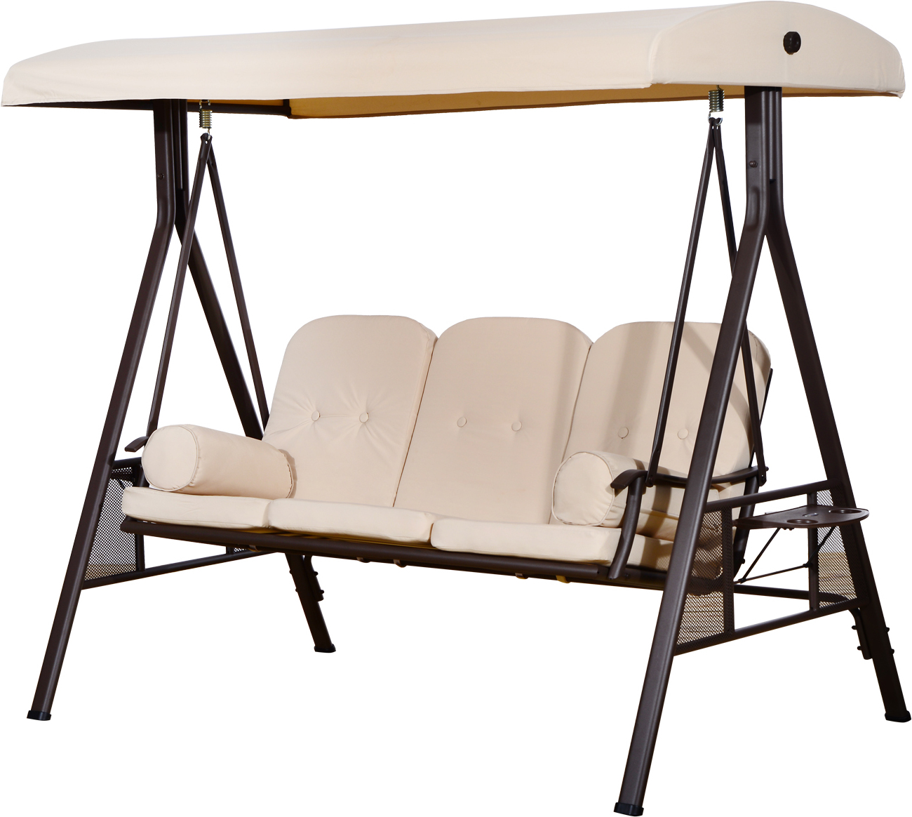 Comprar Outsunny Columpio Balanc n Jard n 3 Plazas con Techo