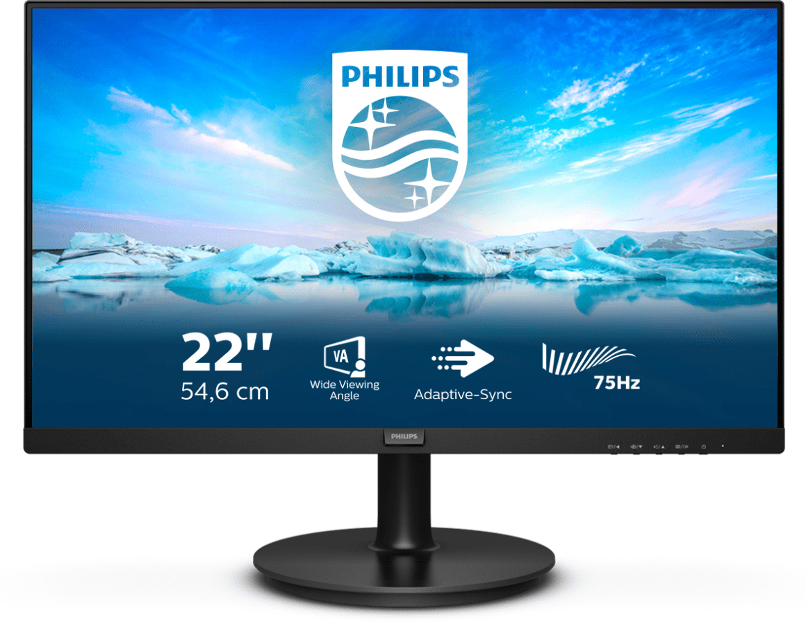 Philips Philips V Line 222V8LA/00 pantalla para PC 54,6 cm