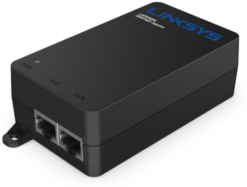 Linksys Inyector Gigabit poe+ 802.3afat lappi30w adaptador de alimentación para red plug and play 30 y alcance 100 cámaras ip puntos acceso wifi 1000