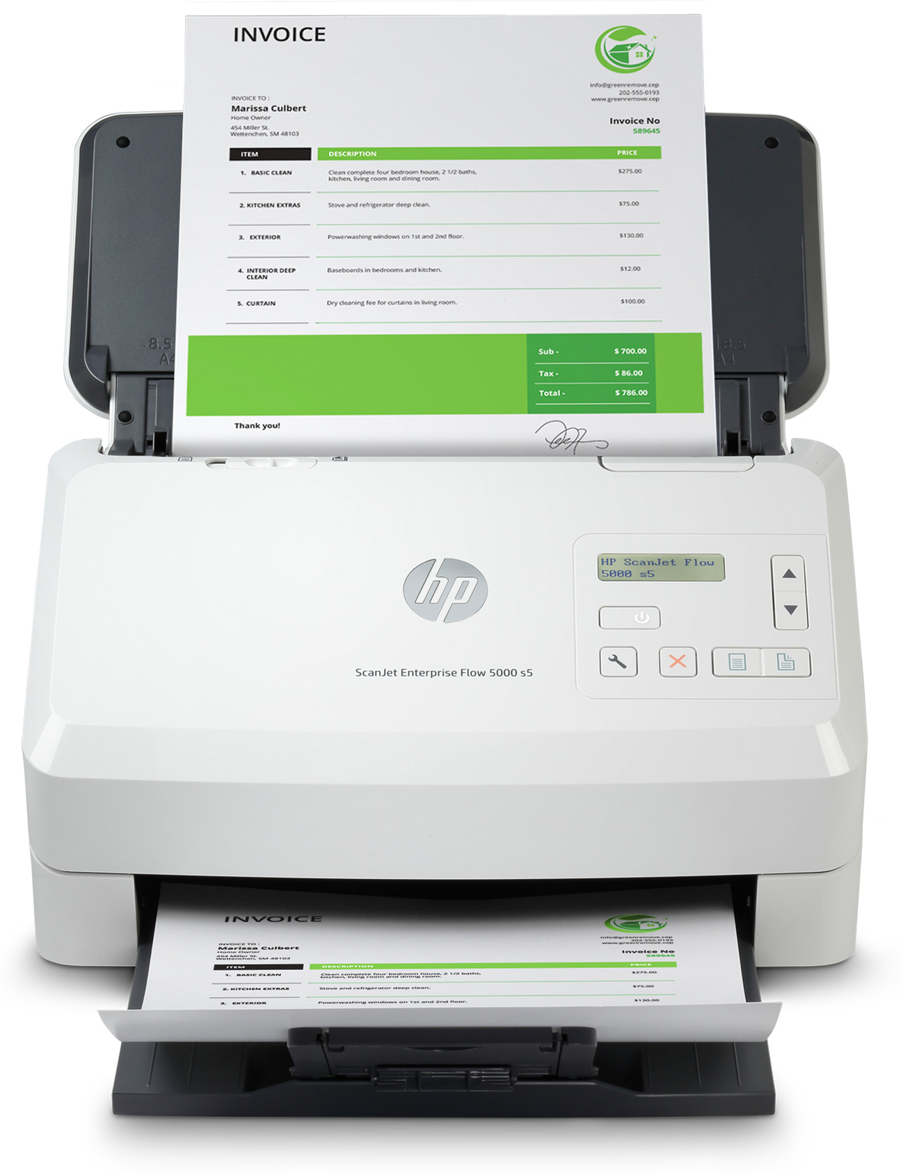 HP HP Scanjet Enterprise Flow 5000 s5 Escáner aliment