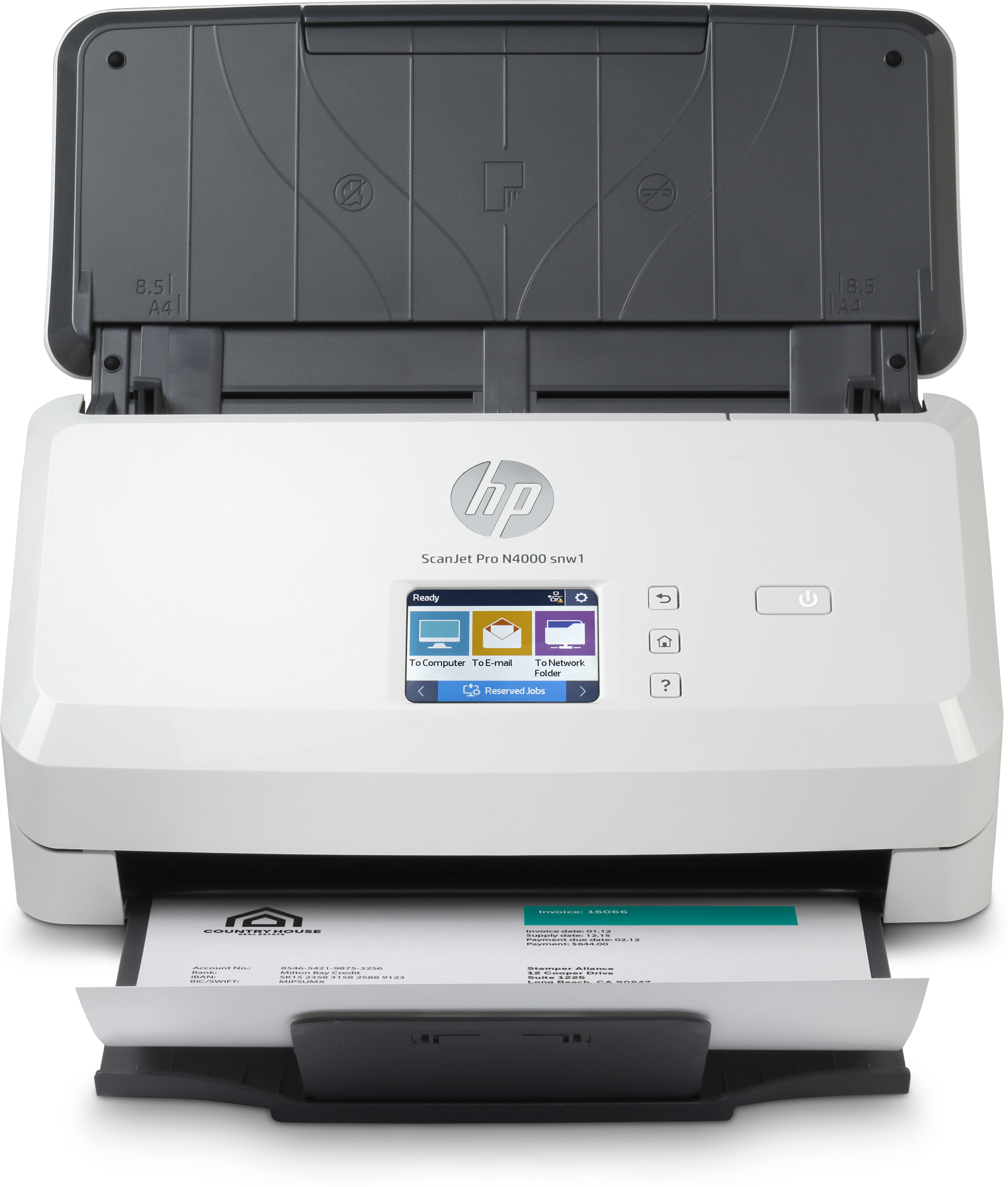 HP HP Scanjet Pro N4000 snw1 Escáner alimentado con h