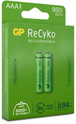 GP Batteries GP Batteries 100AAAHCE-2WB2 Batería recargable AAA