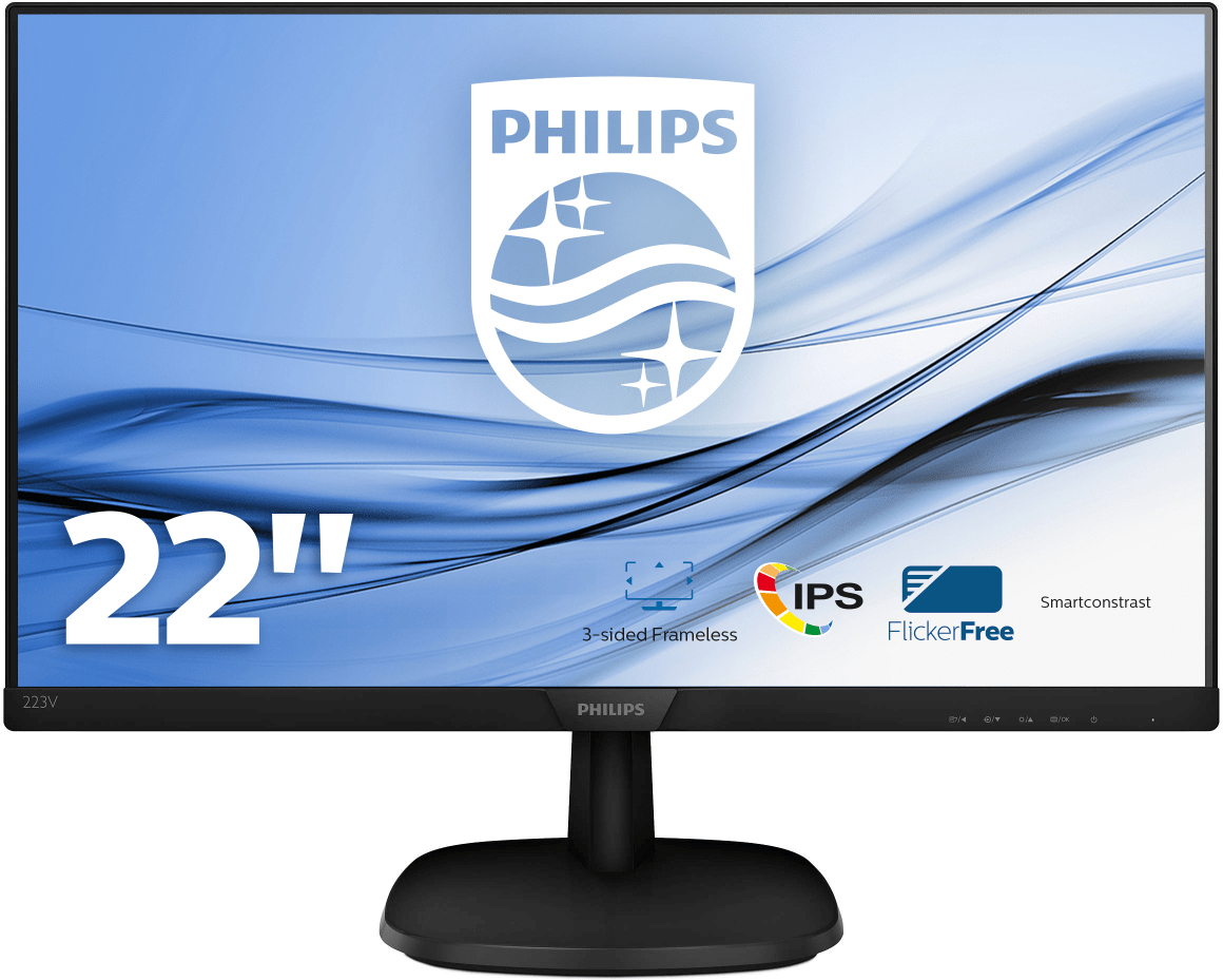 Philips V Line Monitor LCD Full HD 223V7QDSB/00