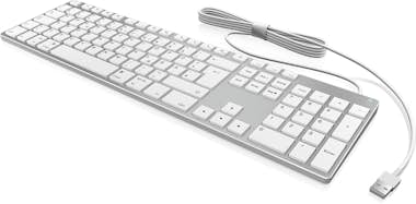 KeySonic KeySonic KSK-8022MacU teclado USB QWERTZ Alemán Pl