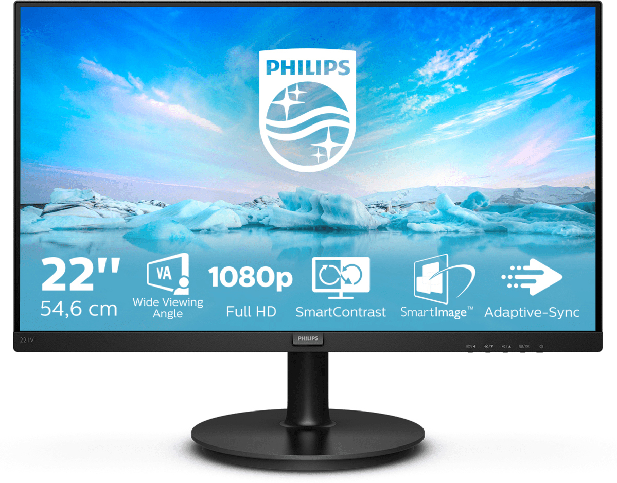 Philips V Line 221V8/00 pantalla para PC 54,6 cm (