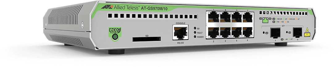 Allied Telesis Allied Telesis AT-GS970M/10PS-50 Gestionado L3 Gig
