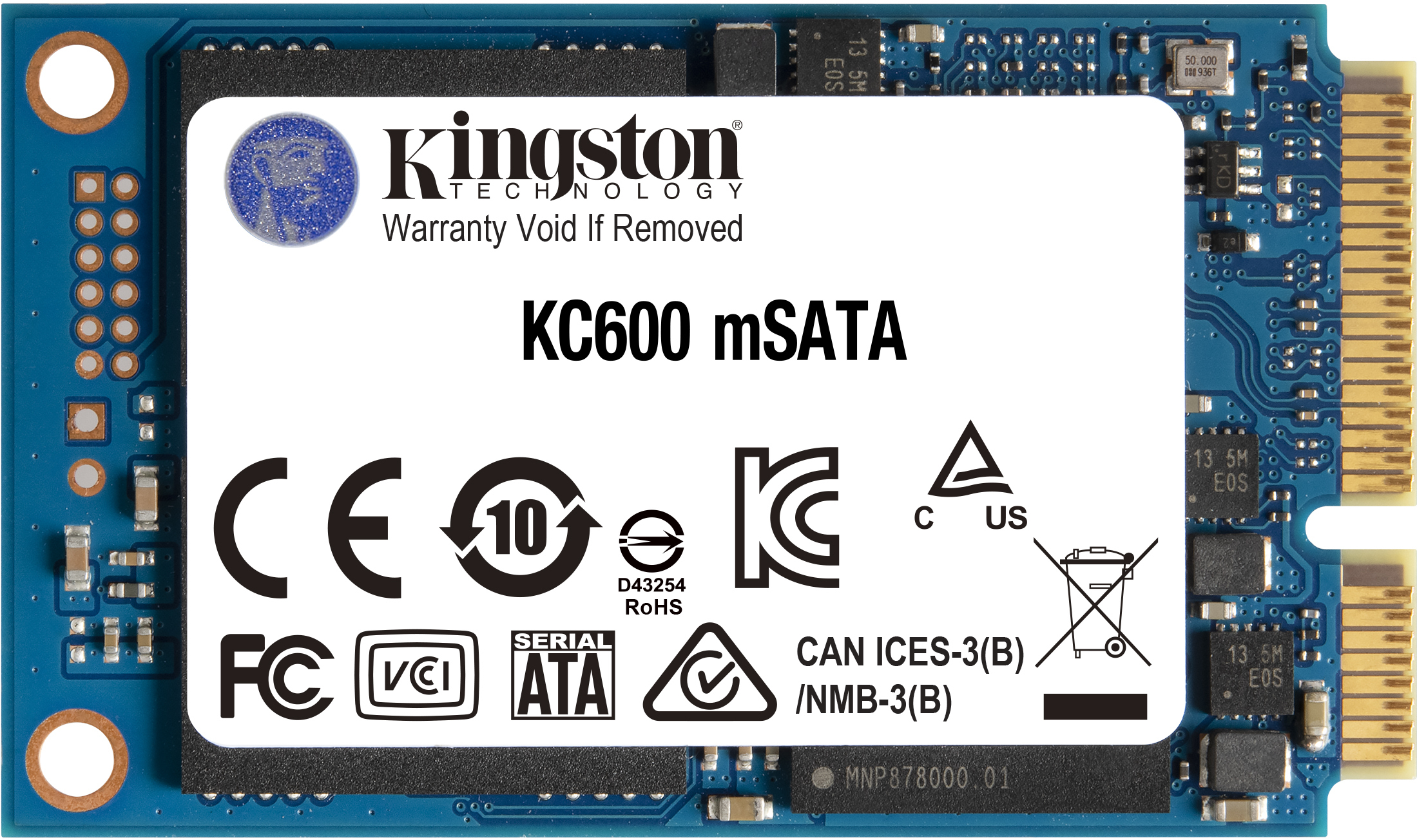 Kingston Kingston Technology KC600 mSATA 1024 GB Serial ATA