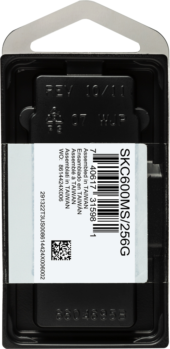 Kingston Kingston Technology KC600 mSATA 256 GB Serial ATA