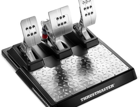 Thrustmaster T-LCM Negro, Acero inoxidable USB Ped