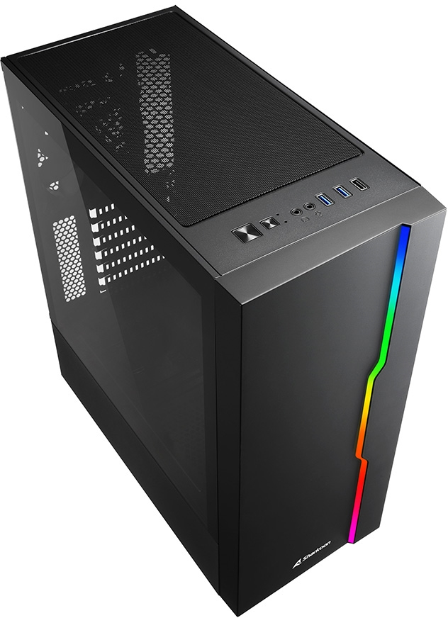 Sharkoon Sharkoon RGB Slider Midi Tower Negro