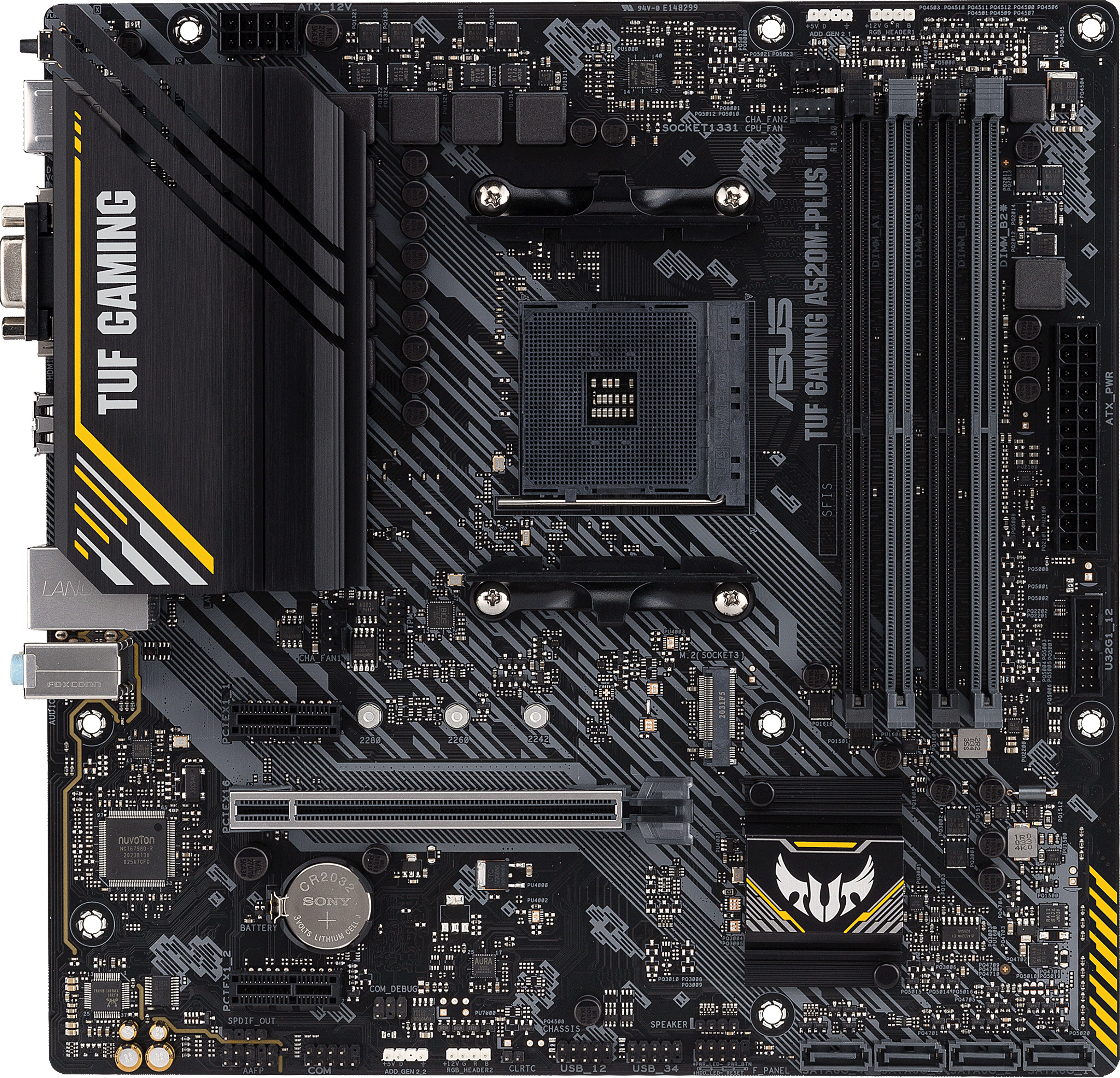 Asus ASUS TUF GAMING A520M-PLUS II AMD A520 Zócalo AM4