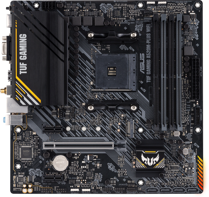 Asus ASUS TUF GAMING A520M-PLUS WIFI AMD A520 Zócalo AM