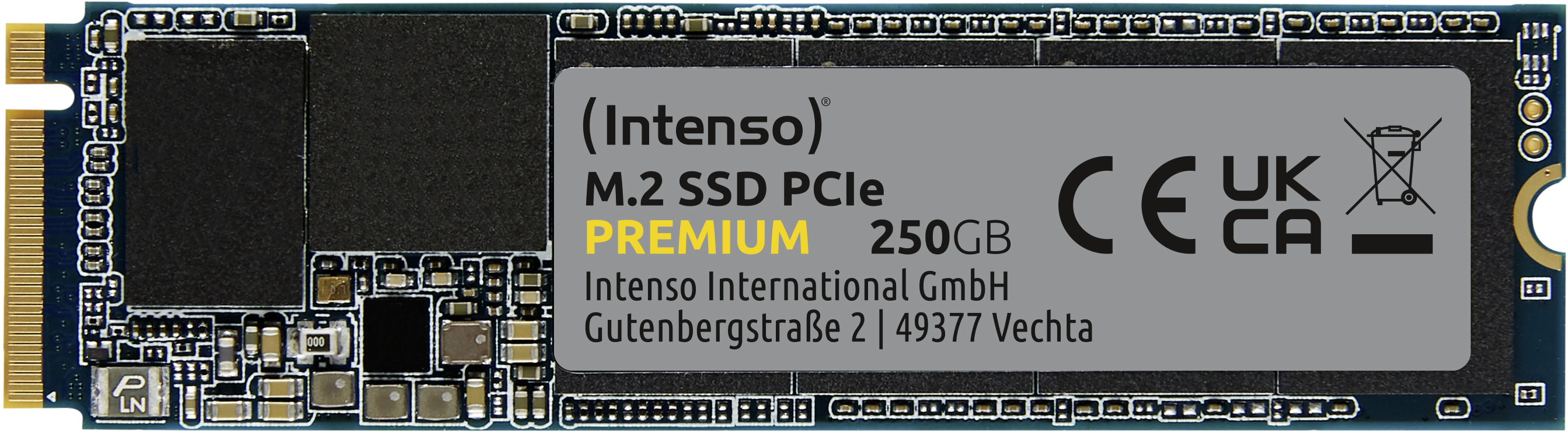 Intenso Intenso SSD 250GB Premium M.2 PCIe PCI Express 3.0