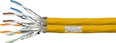 Logilink LogiLink CPV0073 cable de red Amarillo 100 m Cat7a