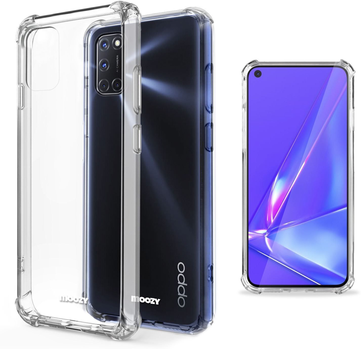 Moozy Funda Silicona Antigolpes para OPPO A72, OPPO A52