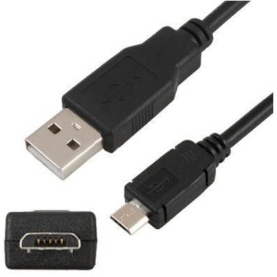 Otros Cable datos Micro USB Negro Universal