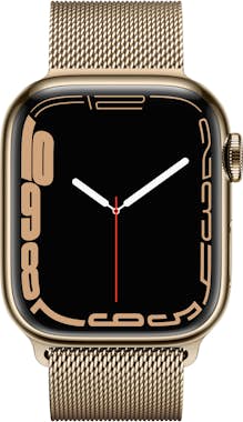 Apple Watch Series 7 4G 41mm Acero Oro Pulsera Milanese
