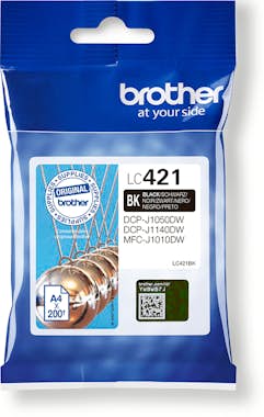 brother Brother LC-421BK cartucho de tinta 1 pieza(s) Orig