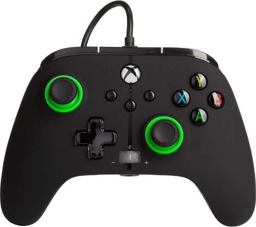 PowerA 0617885024917 mando y volante Negro, Verde USB Gamepad Analógico/Digital Xbox