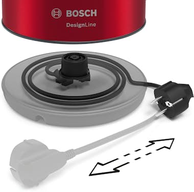 Bosch Bosch TWK3P424 tetera eléctrica 1,7 L 2400 W Gris,
